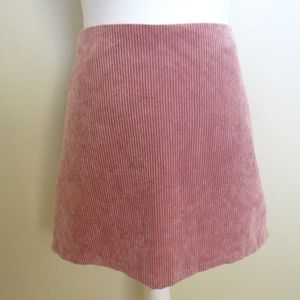 Caren Forbes corduroy mini skirt